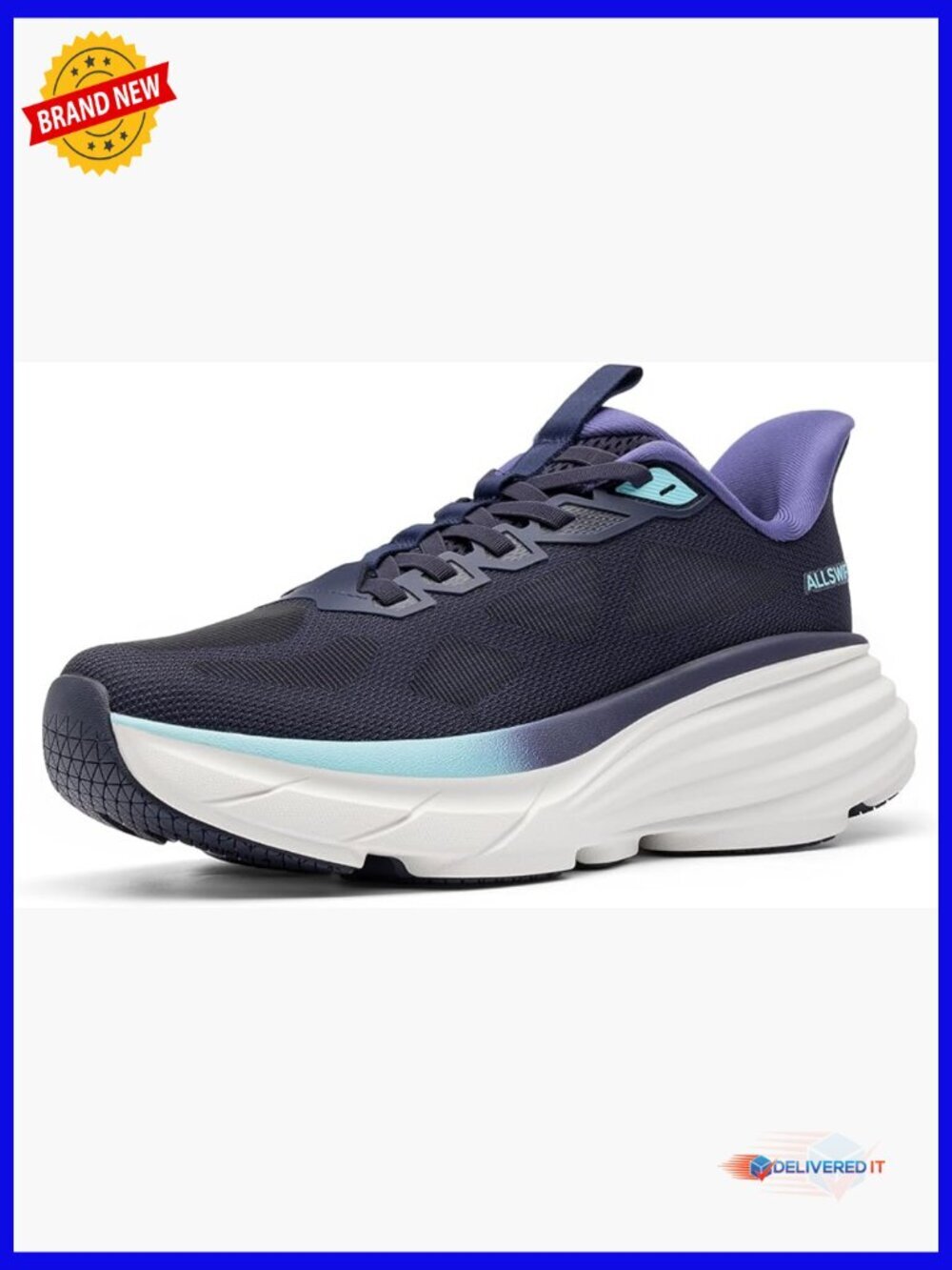 Slip-On Walking Shoes Hands-Free Cushioned Breathable Athletic Sneakers